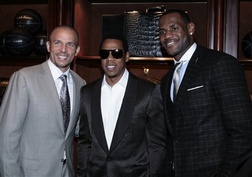 Jason Kidd, Jay-Z, LeBron James