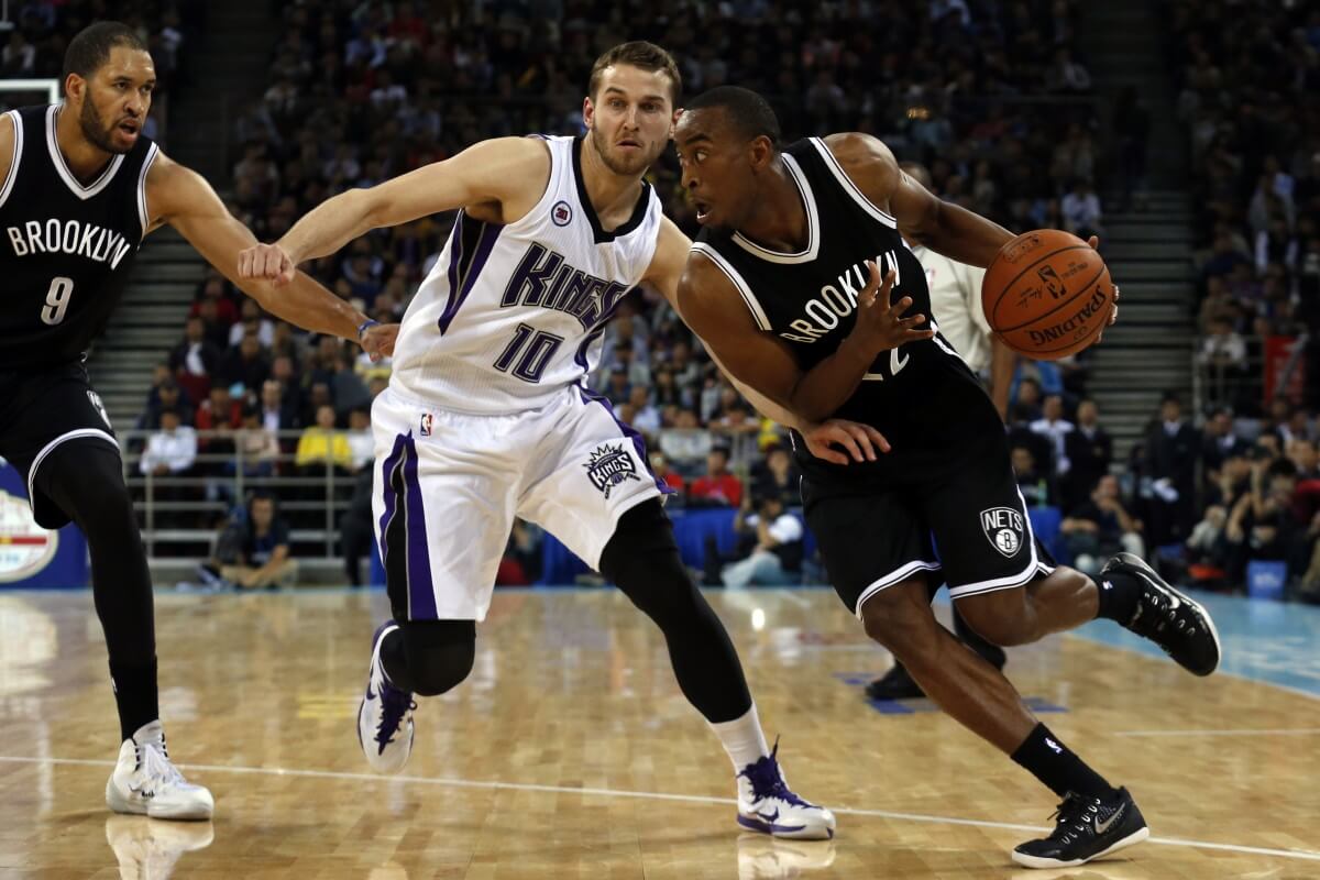 Markel Brown (right) missed practice with an injury. (AP)