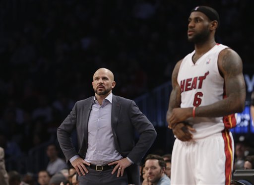 The Nets look to sweep the season series vs. the Heat tonight. (AP)