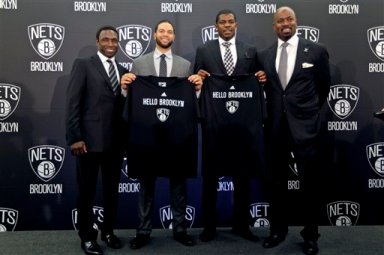 Deron Williams, Joe Johnson, Avery Johnson, Billy King