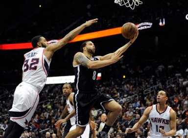 Deron Williams, Mike Scott, John Jenkins