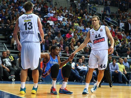 Kevin Durant, Gasper Vidmar, Bojan Bogdanovic