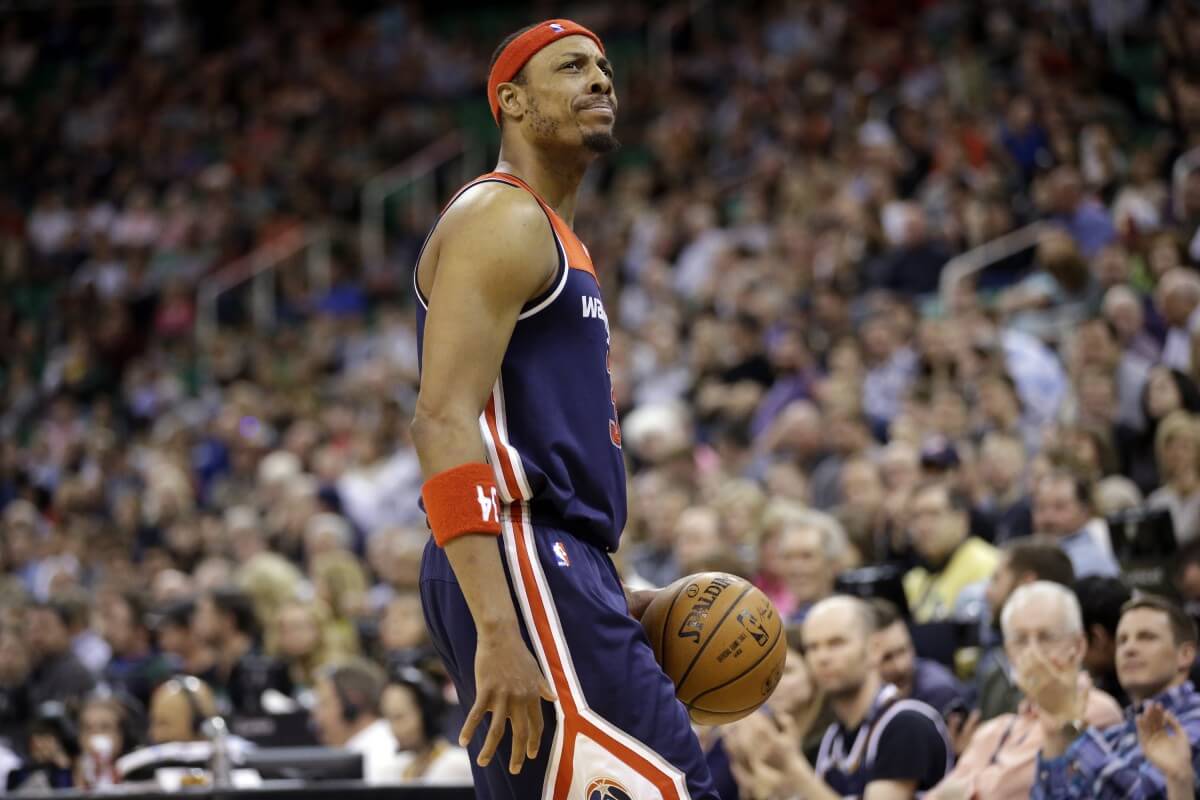 Paul Pierce spent just one season with the Nets before heading to Washington. (AP)