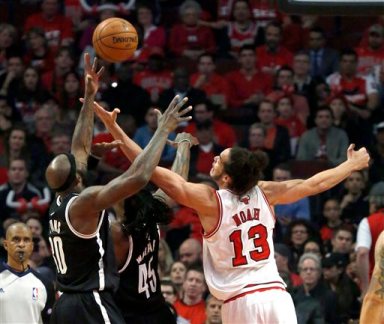 Joakim Noah, Reggie Evans, Gerald Wallace