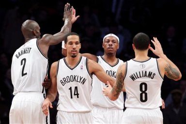 Paul Pierce, Kevin Garnett, Shaun Livingston, Deron Williams