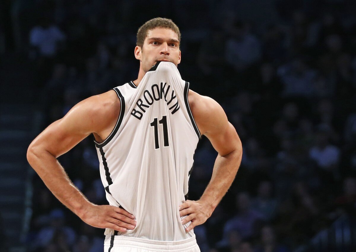 Brook Lopez has struggled to make an impact this year. (AP)
