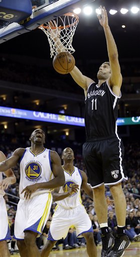 Brook Lopez, Festus Ezeli, Brooklyn Nets