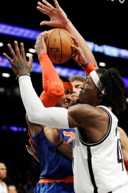 Gerald Wallace, Brook Lopez, Carmelo Anthony