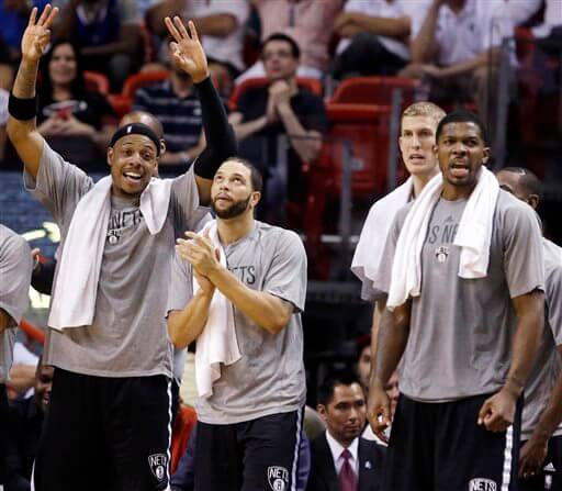 Paul Pierce, Deron Williams, Mason Plumlee, Joe Johnson