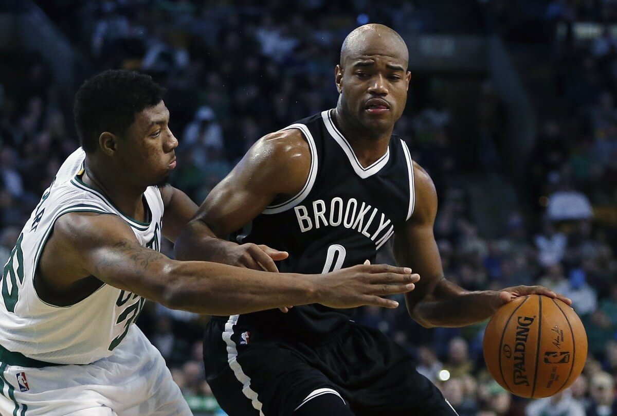 The Nets try to maneuver past the Boston Celtics tonight. (AP)