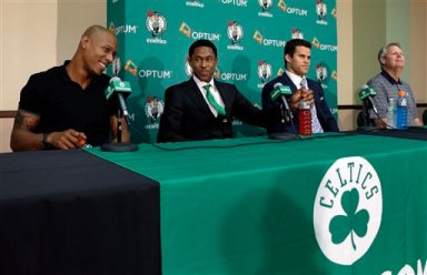 Keith Bogans, MarShon Brooks, Kris Humphries, Danny Ainge