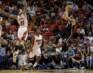 Deron Williams, Norris Cole, Chris Andersen