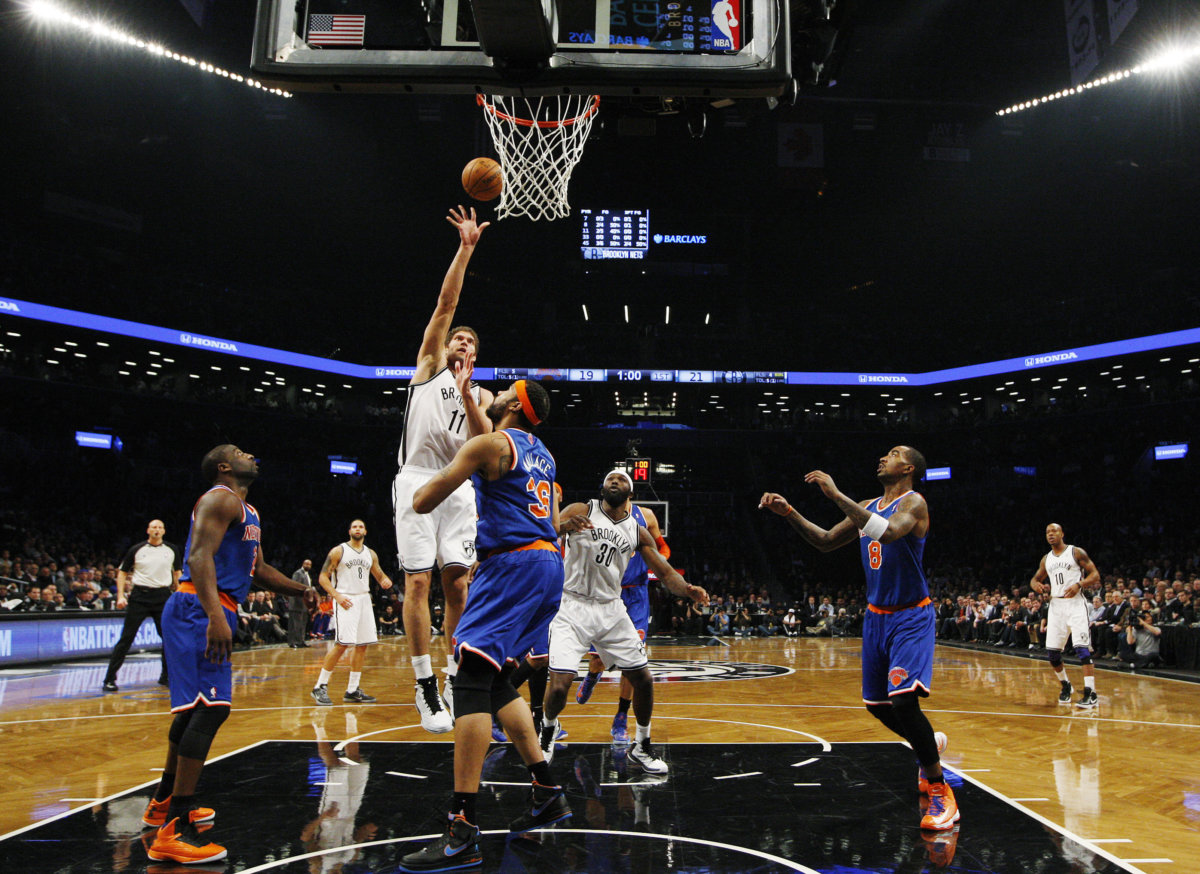 Brook Lopez Brooklyn Nets, Rasheed Wallace New York Knicks