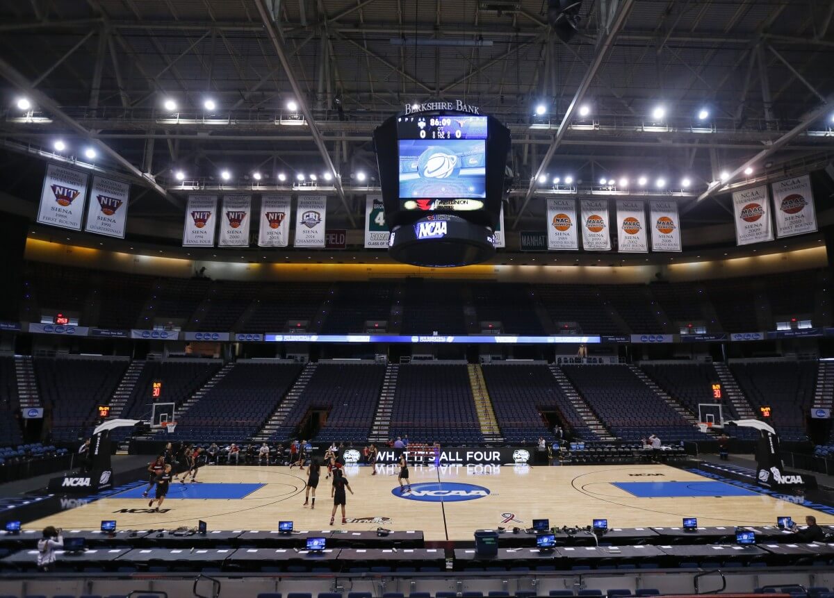 Times Union Center hosted the women's NCAA tournament this March. (AP)