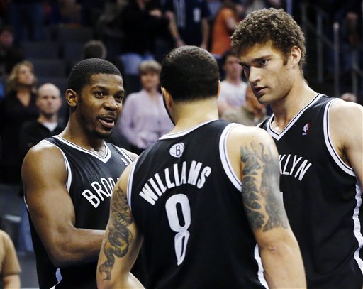 Joe Johnson, Deron Williams, Brook Lopez