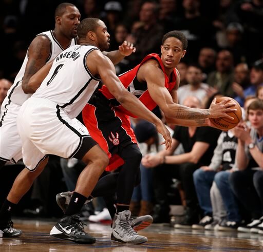 Andray Blatche, Alan Anderson, DeMar DeRozan