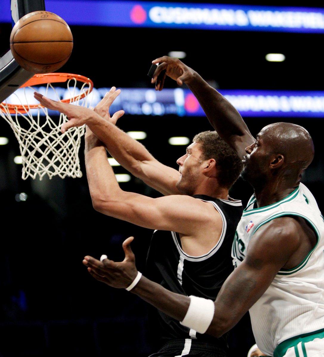 Brook Lopez, Kevin Garnett