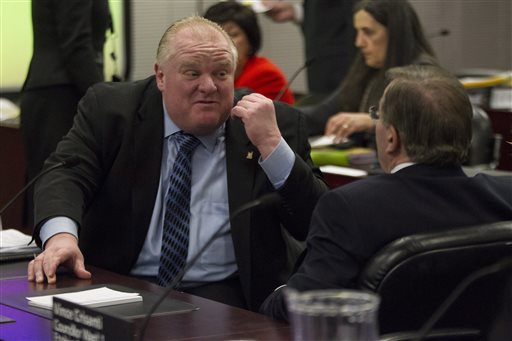 Ball's in your court, admitted crack user Mayor Ford. (AP)