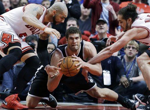 Brook Lopez, Carlos Boozer, Joakim Noah