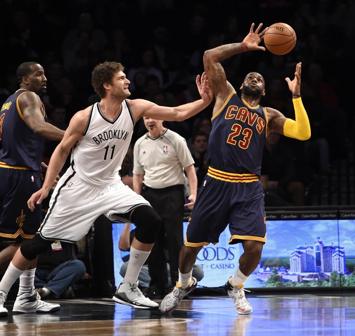 The Nets kept LeBron James & company guessing all night. (AP)