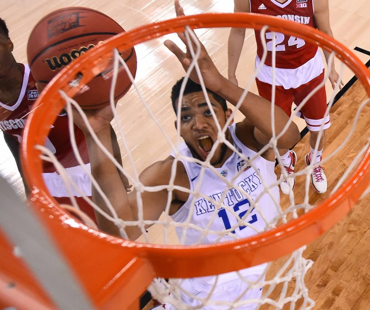 Karl Towns could be the #1 pick in the draft. (AP)