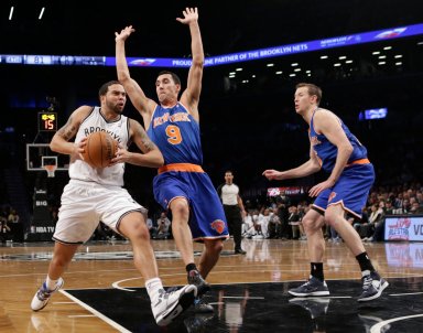 Deron Williams Brooklyn Nets, Pablo Prigioni New York Knicks