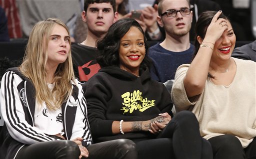 Also, Rihanna was in the building last time. (AP)