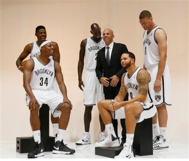 Joe Johnson, Paul Pierce, Kevin Garnett, Jason Kidd, Deron Williams, Brook Lopez