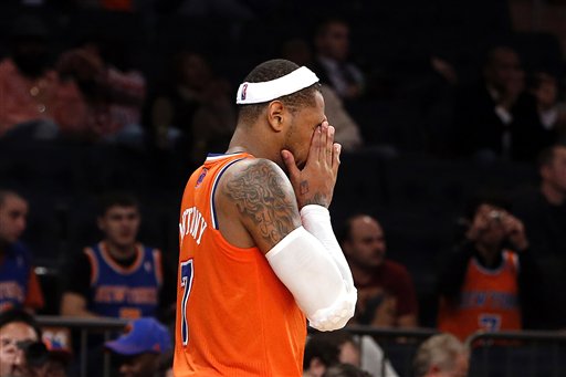 Carmelo Anthony Nets Knicks