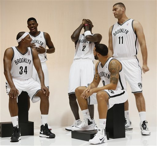 Joe Johnson, Paul Pierce, Kevin Garnett, Deron Williams, Brook Lopez