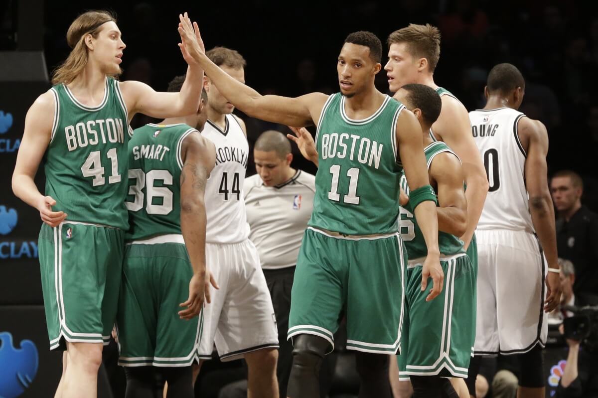 The Nets have been in the background on their home floor this year. (AP)