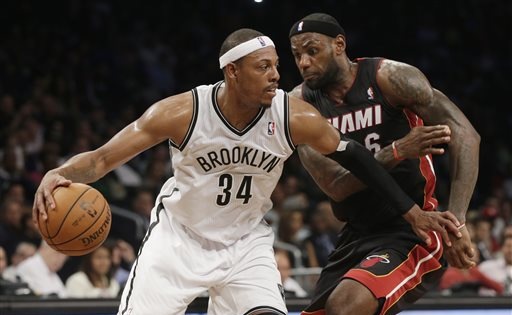 Paul Pierce, LeBron James