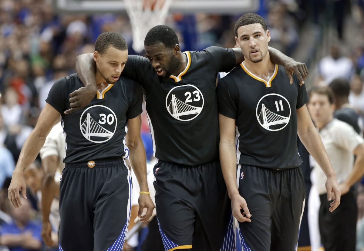 The Golden State Warriors are firing on all cylinders. (AP)