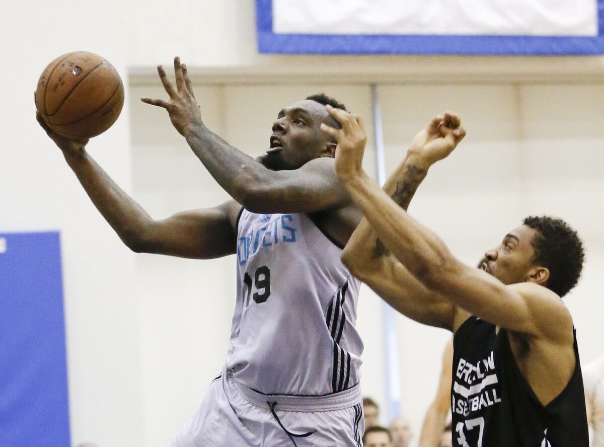 P.J. Hairston helped lead the Hornets past the Nets in Summer League. (AP)
