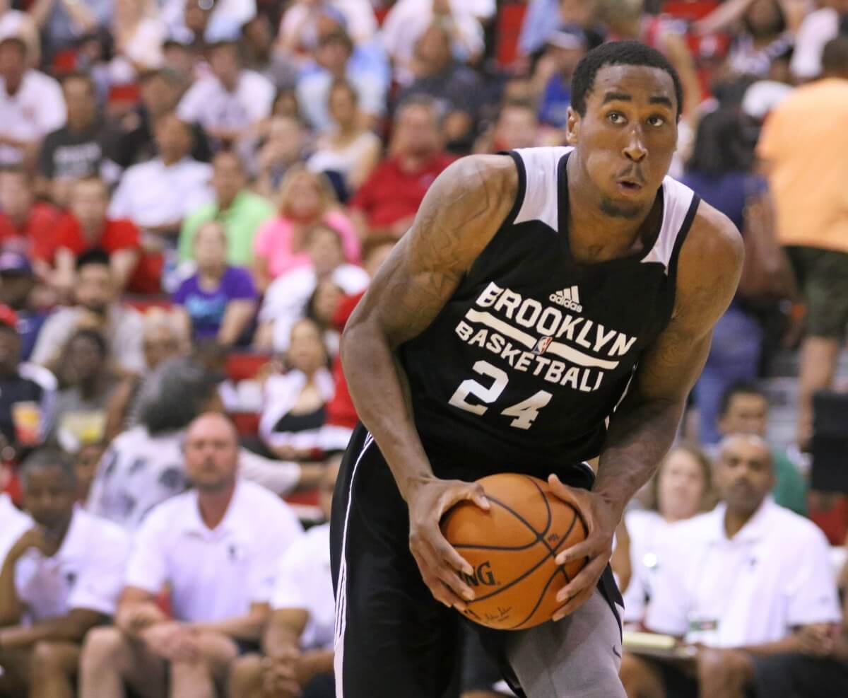 Rondae Hollis-Jefferson, with a mouth full of Starburst. (AP)