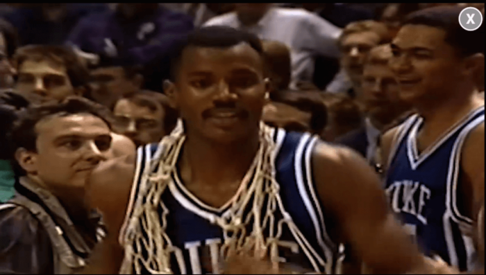 Billy King, at Duke. (via video)