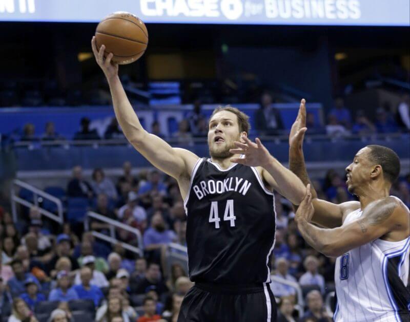 Bojan Bogdanovic Per-Game Statistics: 79 G, 39 GS, 26.8 MIN, 11.2 PTS, 3.2 REB, 1.3 AST, 0.4 STL, 0.1 BLK, 1.5 TOV, .433 FG%, .382 3PT%, .833 FT%, .519 eFG%, .550 TS%, 10.7 PER After a strong second half to close the 2014-15 season, many fans felt optimistic that Bogdanovic would take the next step forward in his NBA career. Whatever the reason was (sophomore slump, Lionel Hollins’s system, waning confidence), the second year Bosnian was very disappointing during the first half of the season. Certainly his performance improved post All-Star break, but there were still inconsistencies in his offensive game and limitations on the defensive side of the court that make you wonder if can truly be a cornerstone piece of a competitive team. For every 20-point output (or the 44-point explosion against Philadelphia) there seems to be a 2-12 dud just waiting to happen. At 26 years old, maybe this is just who he is as a player -- an inconsistent, streaky shooter. -Jonathan Griggs