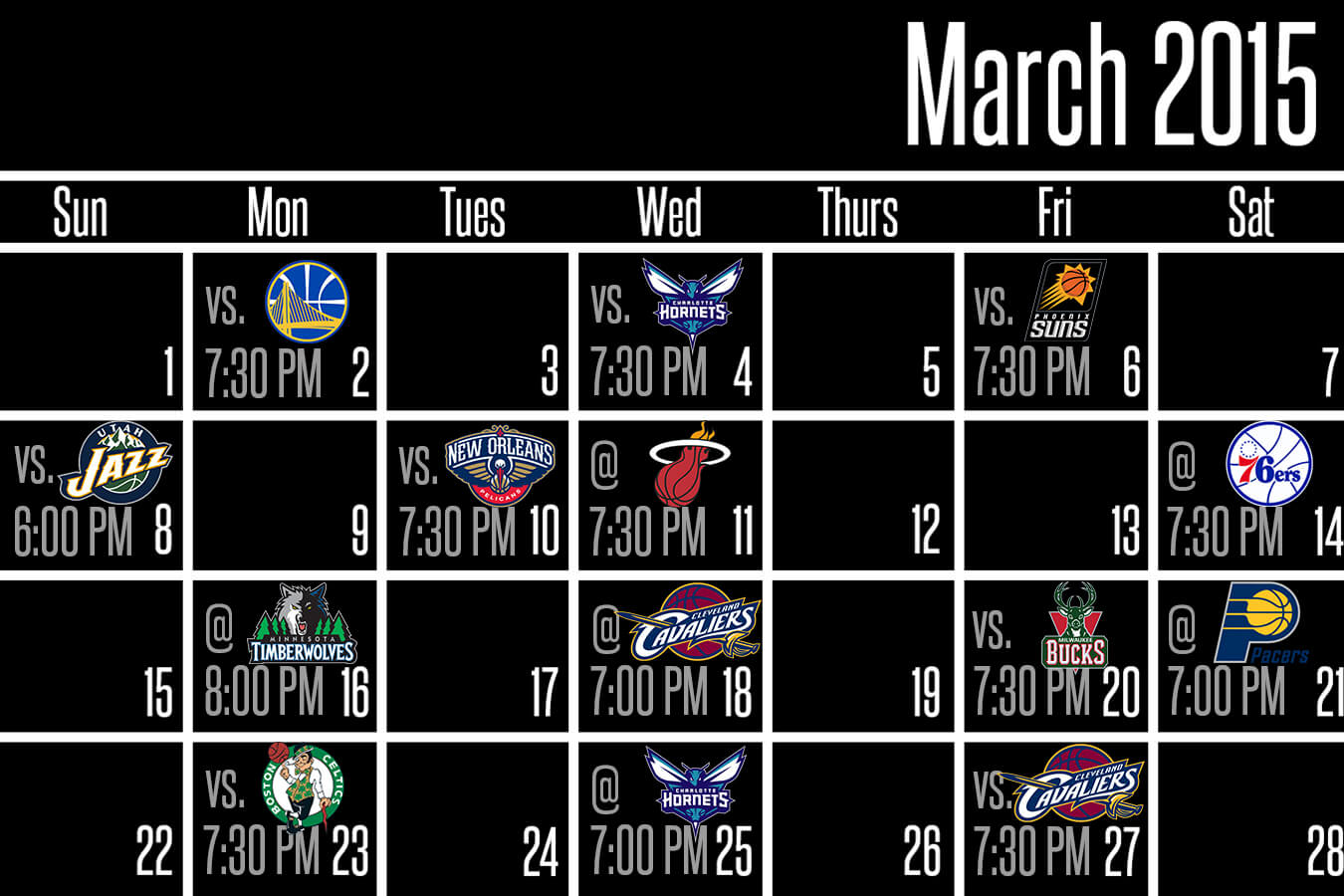 Brooklyn Nets Schedule, 20142015 Regular Season