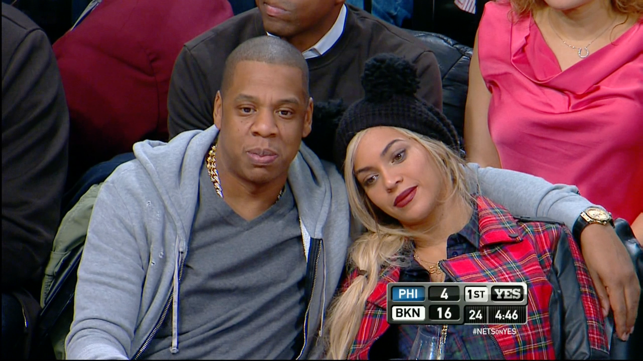 Jay-Z Beyonce Brooklyn Nets Game