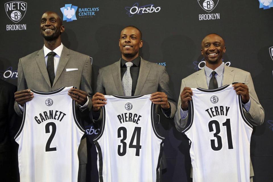 Garnett, Pierce, Terry play for Brooklyn now