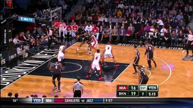 HIGHLIGHT: All 22 of Joe Johnson’s first quarter points