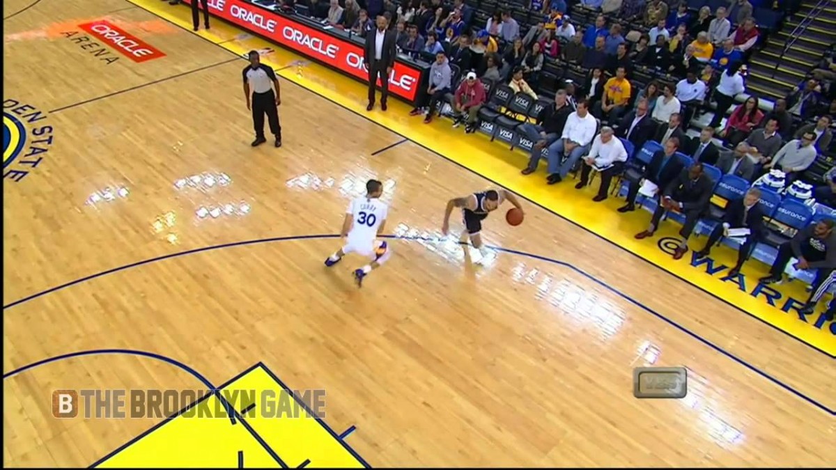 HIGHLIGHT: Deron Williams Crosses Stephen Curry, Hits The And-One