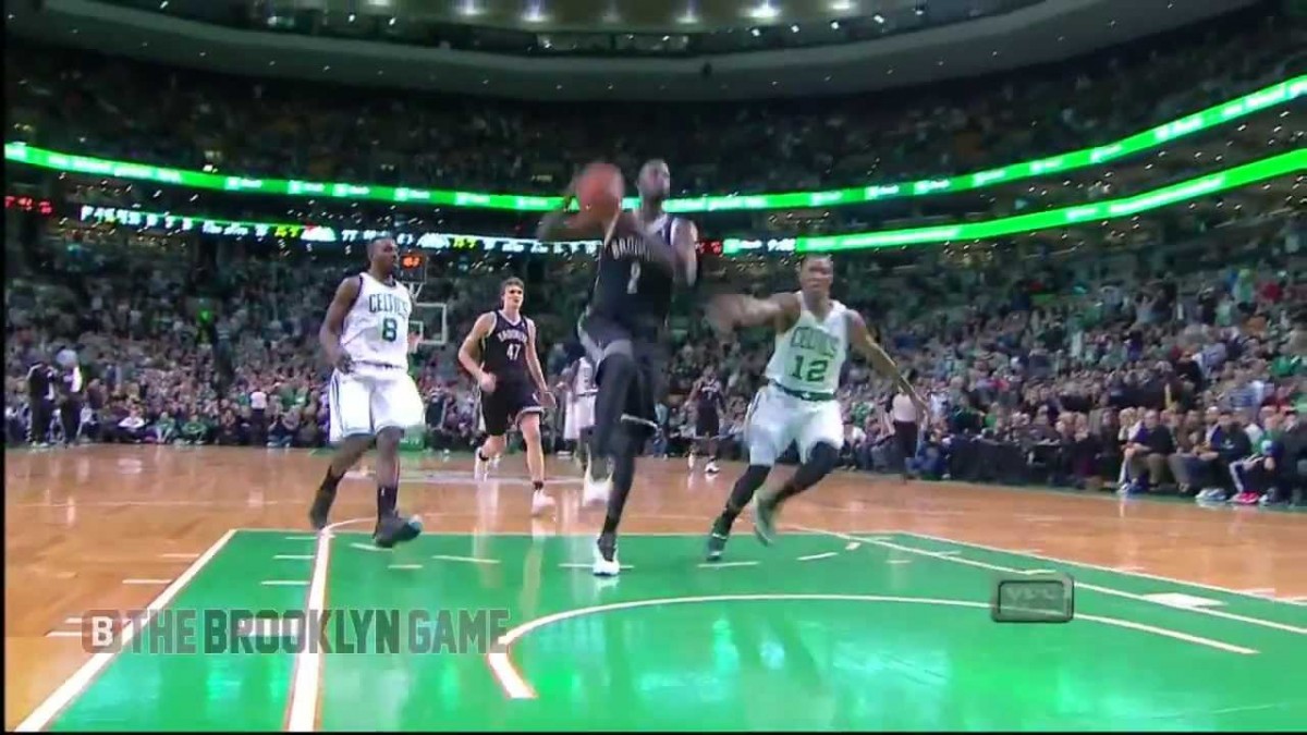 HIGHLIGHT: Kevin Garnett steals Rajon Rondo pass, seals win for Nets