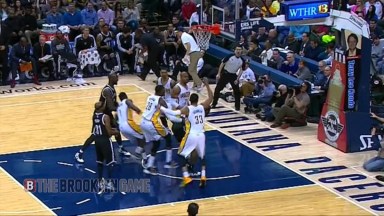 HIGHLIGHT: Reggie Evans putback slam