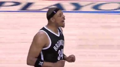 HIGHLIGHTS: Paul Pierce Comes Up Huge In 4th For Nets, Roars: “That’s why I’m here!”