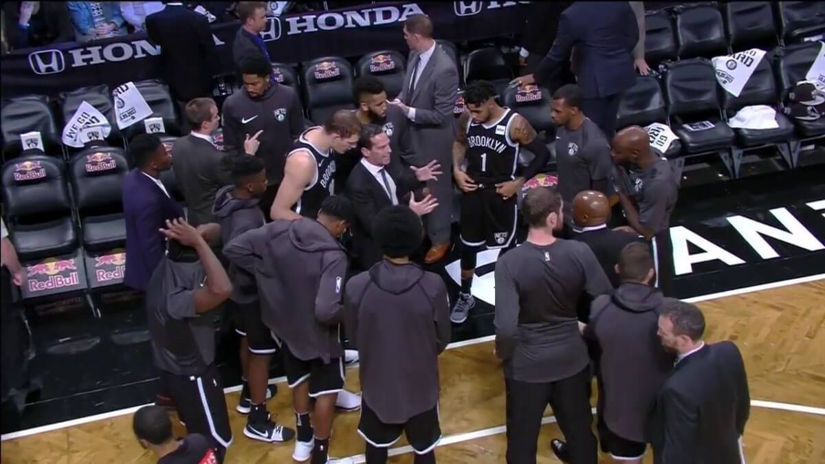 kenny atkinson huddle pic