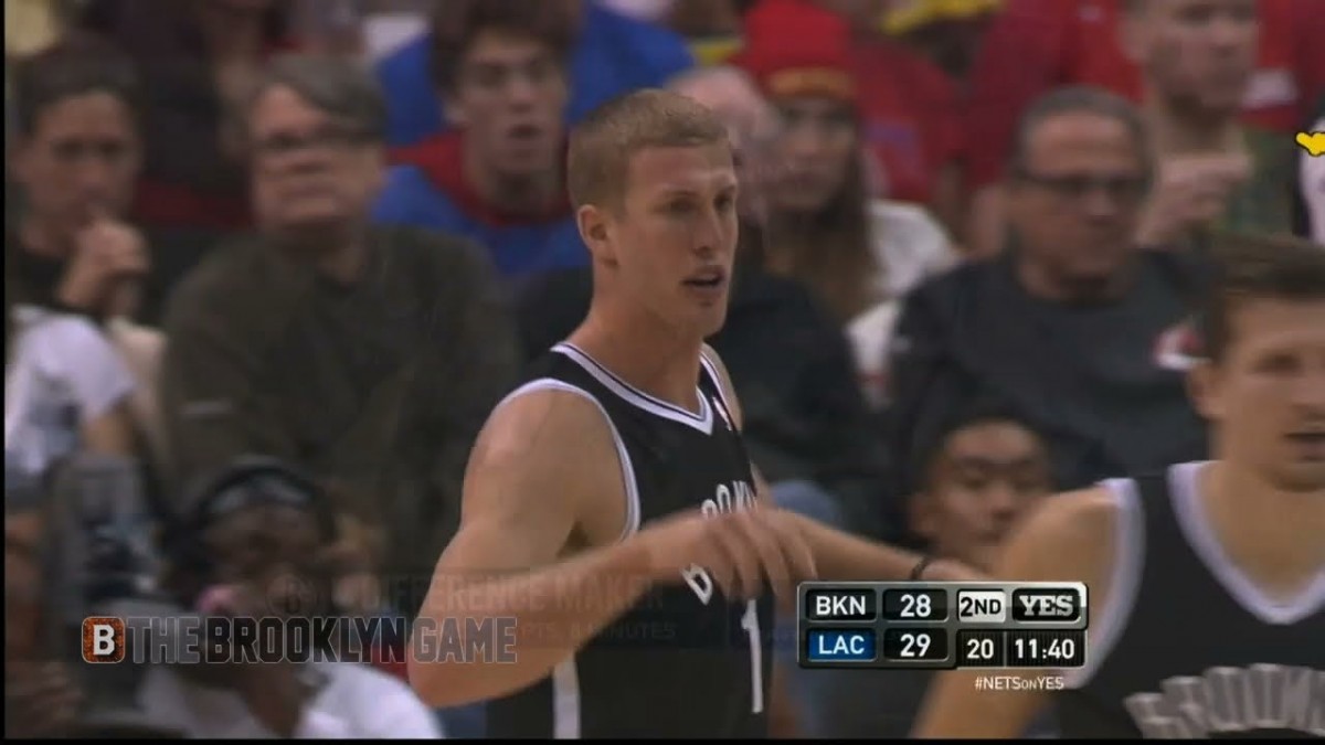 LOB CITY IN LOS ANGELES: You know, Mirza Teletovic to Mason Plumlee
