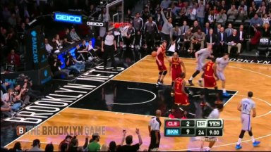Nets down Cleveland from deep