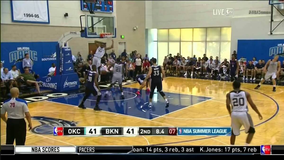 So close to a close game: Thunder down Nets in third game of Summer League