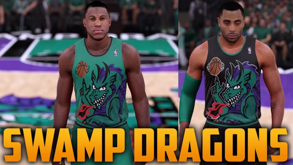 Someone Made The New Jersey Swamp Dragons In NBA 2K16 And It Looks Awesome